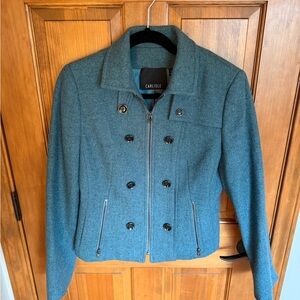Carlisle Women's Blue Wool Jacket